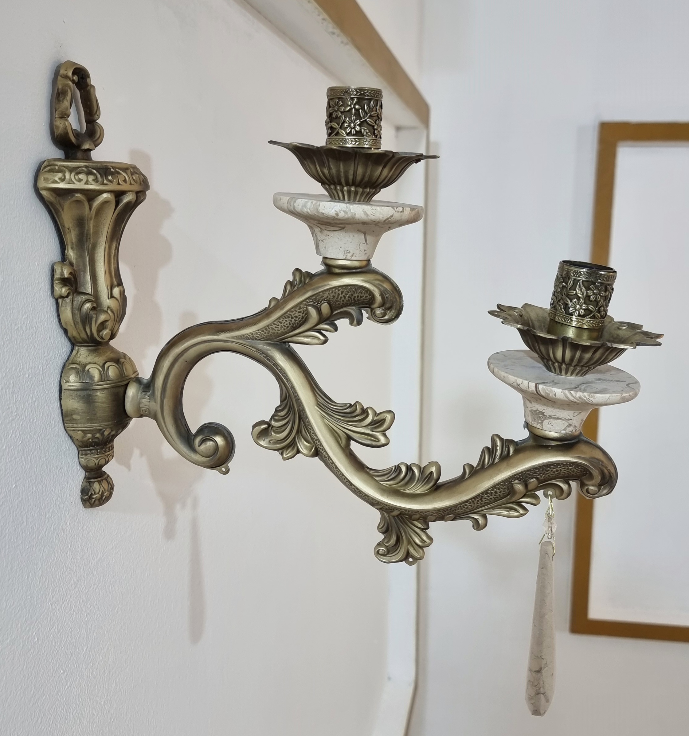 دیوارکوب برنز مدل سناتور
